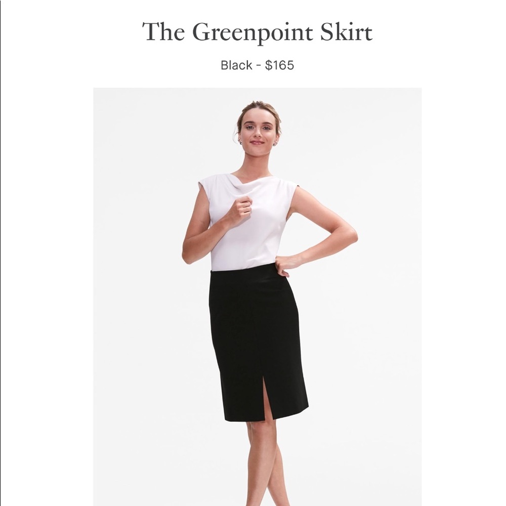 MM LaFleur Greenpoint skirt - 16 - black